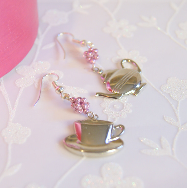 Tea time earrings...