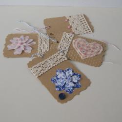 Set of 4 gift tags
